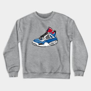 AJ IV - Sketch ! HOT WEAR !!! Blues !!! Crewneck Sweatshirt